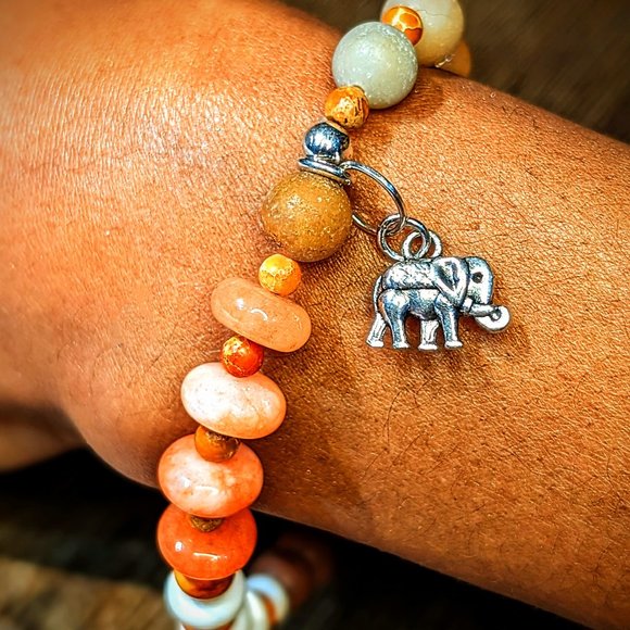 Semi Precious Stone Bracelet - Picture 2 of 3